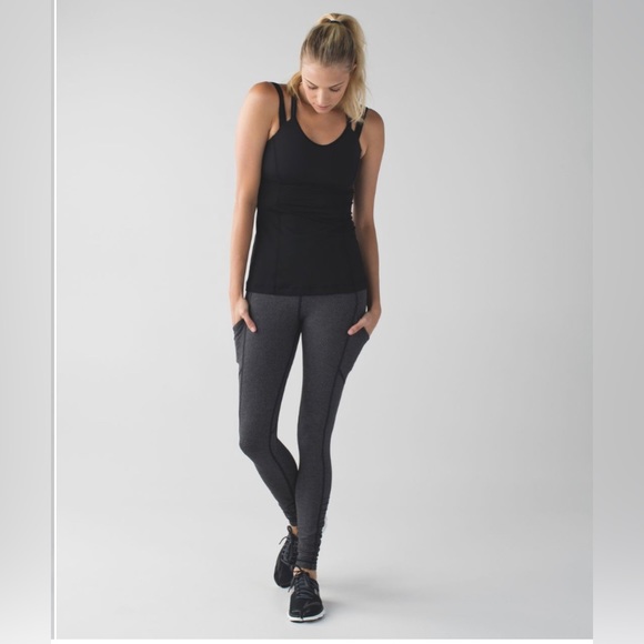 Lululemon Speed Tight IV - 
Giant Herringbone Black Heathered Black - Picture 3 of 5